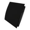 Fan Mmp 100 Hs Humidity Sensor and Timer Elipse Matte Black Glass Short Spigot