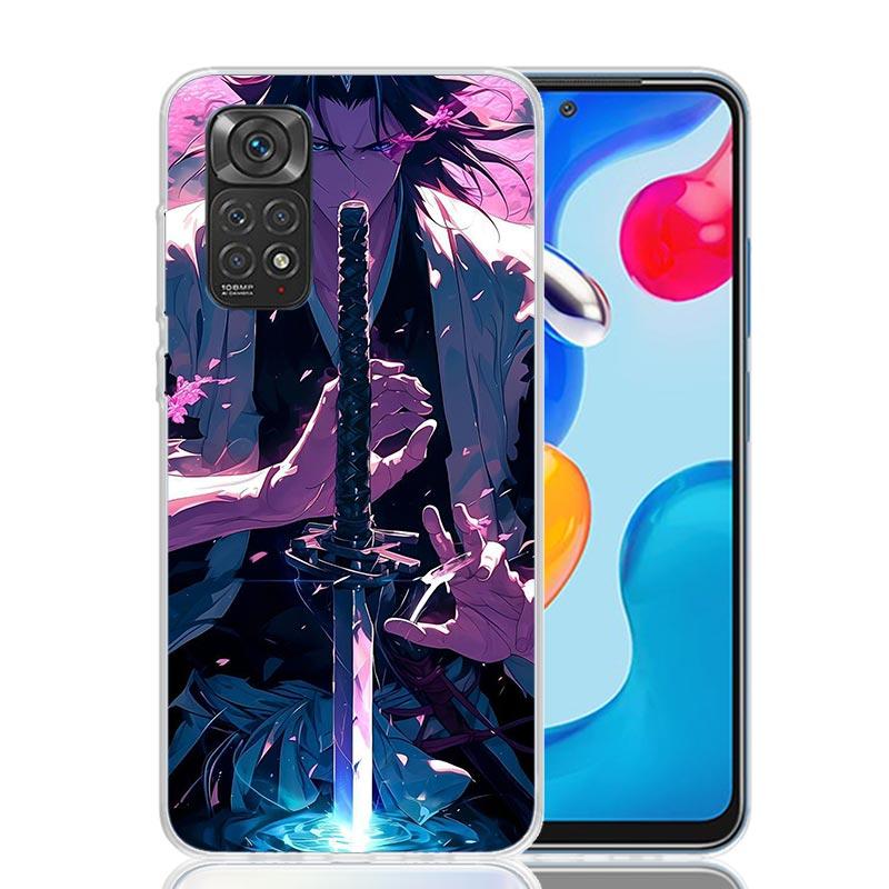Bleach Kuchiki Byakuya Phone Case For Xiaomi Redmi Note 10 9 9S 8 8T 7 5 Mi 12T 11T 10T 9T 15 Pro 14 Ultra 12 11 Lite 11i 12X