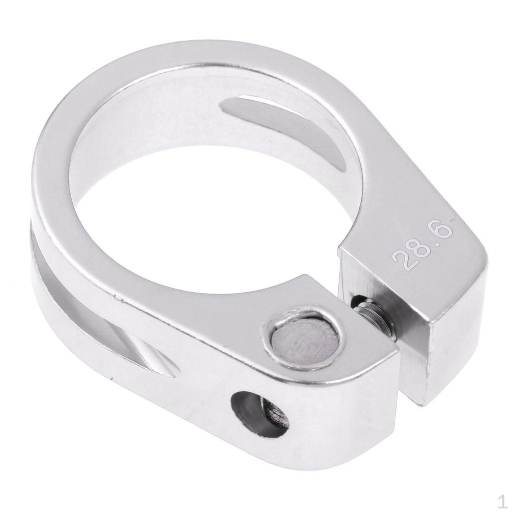 

Зажим для подседельного штыря велосипеда, зажим для трубки 28,6/30 мм Silver 28.6mm