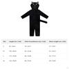 Cosplay Costume Cat Hooded Jumpsuit Hat Polyester Lightweight Outfit Suitable for Themed Gatherings