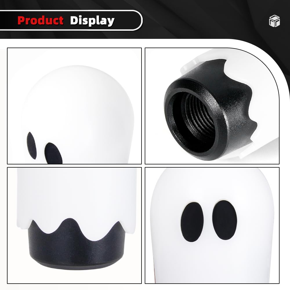 MUTEKI Car Shift Knob, Halloween, Ghost, Cute, Demon Style, Universal Gear Shift Knob, Extendable,