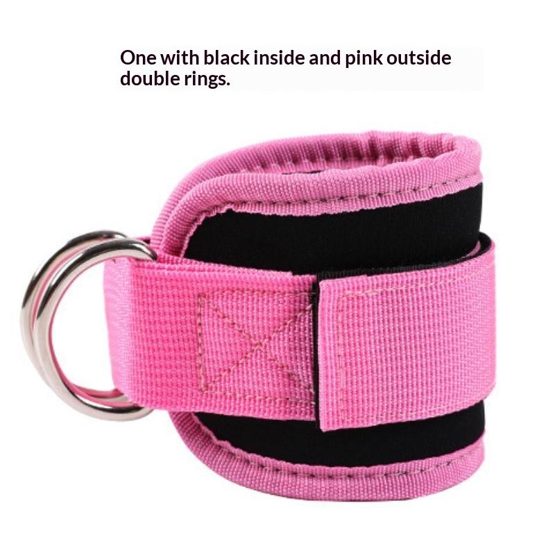 Ankle Straps for Cable Machine Durable Neoprene Padded Ankle Cuffs for Men Women Gym Glute Workout Kickback Exercise