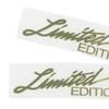 Car Emblem Sticker Stylish Vehicle 2pcs Accessories