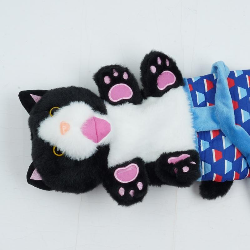 Cartoon Puppet for Cats Plush Stuffed Cats Hand Puppet Wrestler for Engaging Play and Bonding with Your Feline Friend