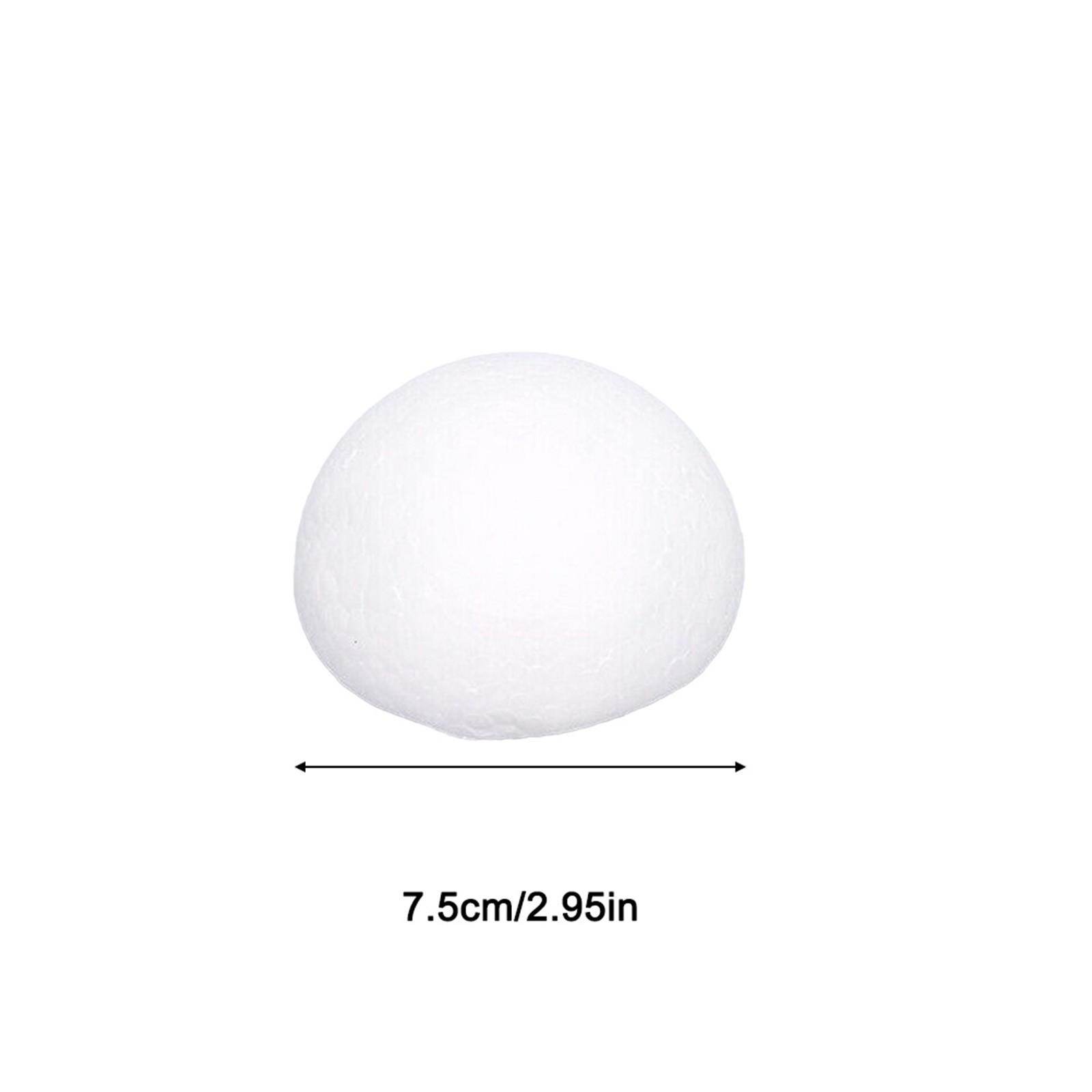 

Полусфера из пенопласта Пенопластовый шар Полусфера Пенопластовый Круг Свадебный Белый 6 Размеров Сделай сам 7.5cm