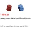 10Pcs R134a Air Conditioning Service Caps High and Low Side Charging Port Protections Seals 13mm & 16mm Car Maintenance