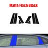 For BYD Qin L DM-i 2024 2025 2026 8pcs Anti-scratch Three Styles Black Window Trim Covers B C Pillars Center Column Accessories