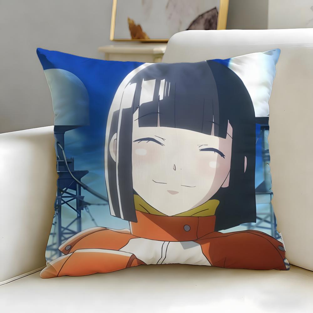 Anime A Place Further Than the Universe Cushion Cover Soft EasyWash Pillow Case Versatile for Couch Bed Travel and Office