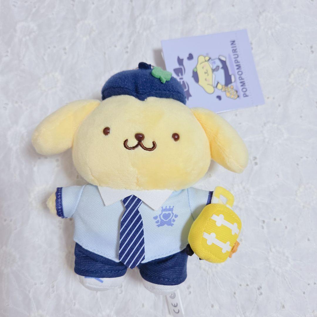 Pompompurin Sanrio Gakuen Sparkling Journey Mascot Carefully Selected Face Sanrio