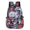 Stylish Pattern Chinese Boys Backpack With Large Storage For Activities Daily