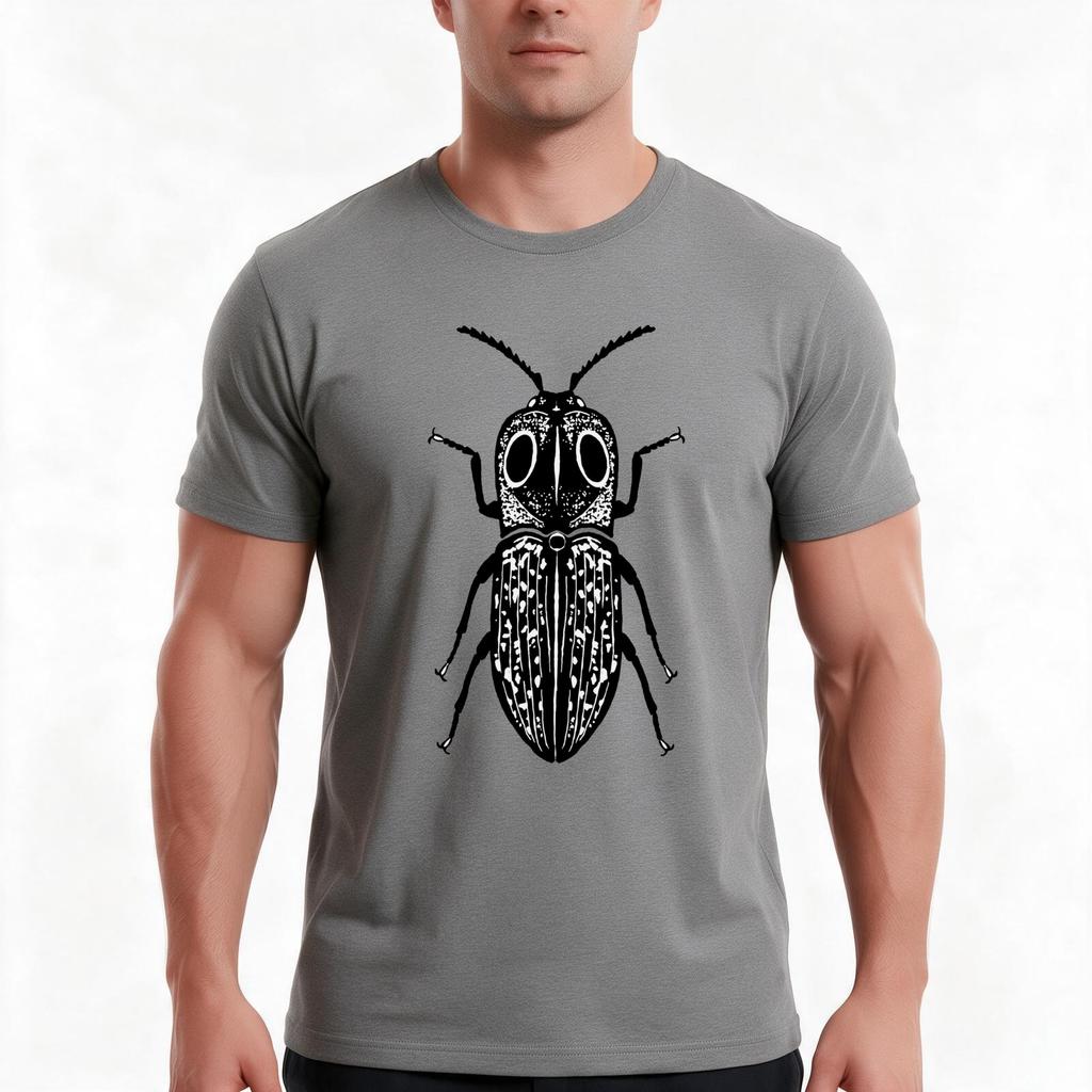 Eastern Eyed Click Beetle Tshirt Summer Casual Cotton Tee Oversized Streetwear Tops Vintage Graphic Print Unisex Unisex Unisex