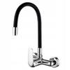 Kuchinox Elza Silver Wall-Mounted Kitchen Tap With Flexible Spout 1 Pc
