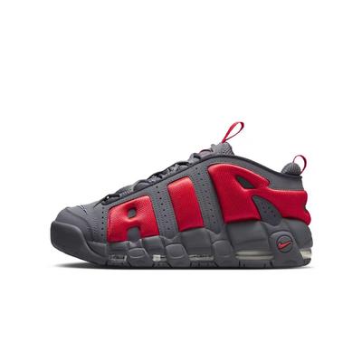 Air More Uptempo Low Dark Grey Light Crimson
