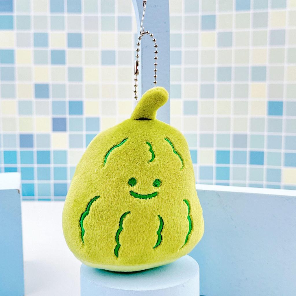 Mini Bitter Melon Plush Pendant: Cute & Creative Doll for Children's Birthdays