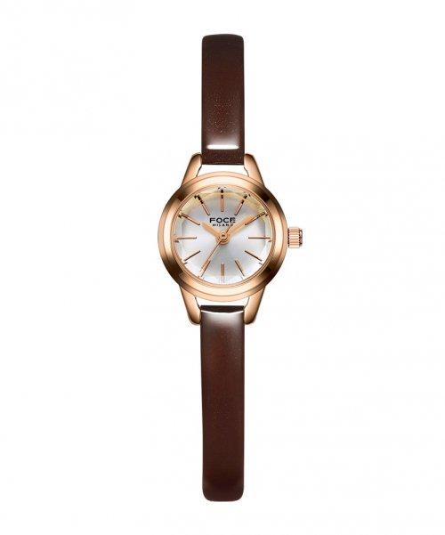 [FOCE Lady] FOCE Lady 18mm Women s Leather Watch FM1905L-RG FREE