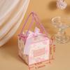 50sets Packaging Boxes Party Supplies Gift Boxes Elegant Small Candy Gift Boxes Party Favors Box Paper Box With Ribbon SML