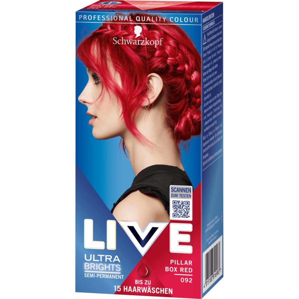 Schwarzkop F Haarfarbe Live Intensive 092 Pillar Box Red 1ea