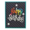 Happy Birthday Frame Cutting Die Scrapbooking Photo Album Embossing DIY Tool