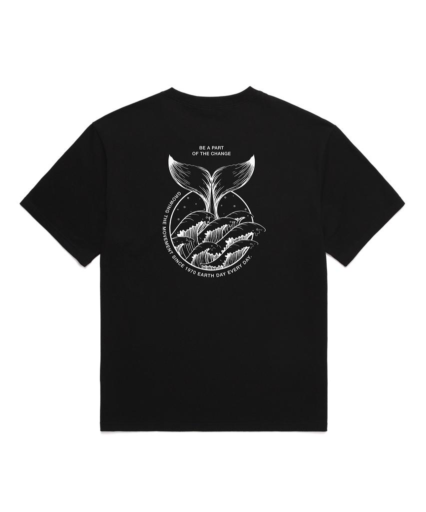 VANNWORKS Earth Day Every Day Oversized Short Sleeve T-Shirt (Vncts238) Black