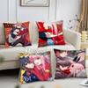 Anime Darling In The Franxx Pillow Case Square Pillow Bedroom Sofa Leisure Comfort Cushion Car Living Room Home Decoration