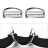 2Pcs Diving Weight Belt Slide Keeper Stainless Steel Weight Belt Stoppers Serrated Scubas Diving Weight Belt Retainer