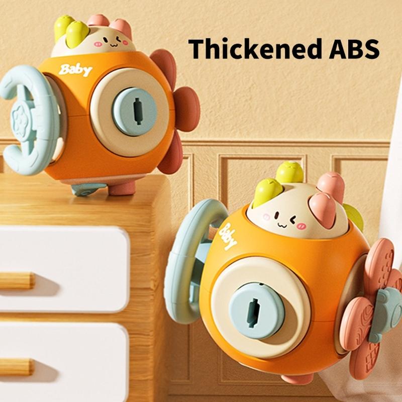 Interactive Baby Activity Ball Toy For Car Rides Fine Motor Skill Building Sensory Toy for Toddler Hand Eye Coordination