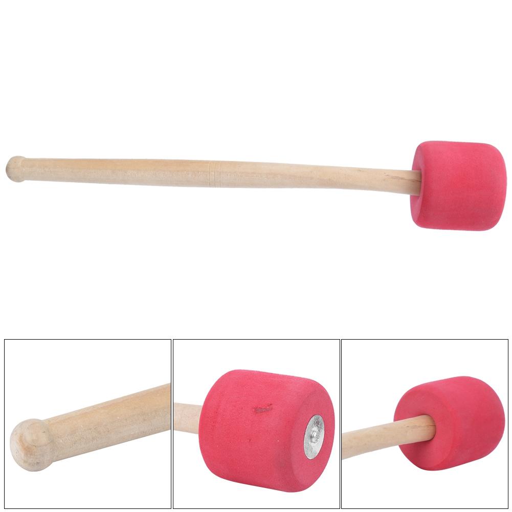 Bass Drum Mallet Stick for Drummer Bands Percussion Instrument Accessory Red