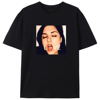 Harajuku T Shirts New Sasha Gray Love Printed T-Shirt Summer Fashion Streetwear T Shirt for Man Women 100% Cotton Tee
