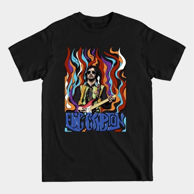 

Eric Clapton Vintage Color Fire Artwork Black Unisex S-234XL T-Shirt 5XL різнокольоровий
