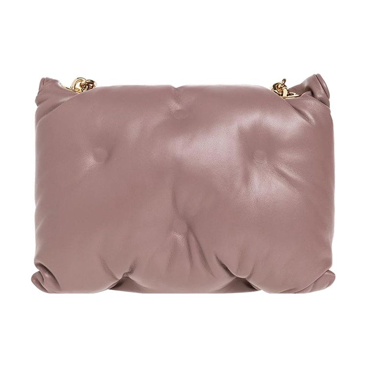 Maison Margiela Logo Kette Schultergurt Umhängetasche Damen Schultertasche Tiefrosa SB3WG0041P4300T5071