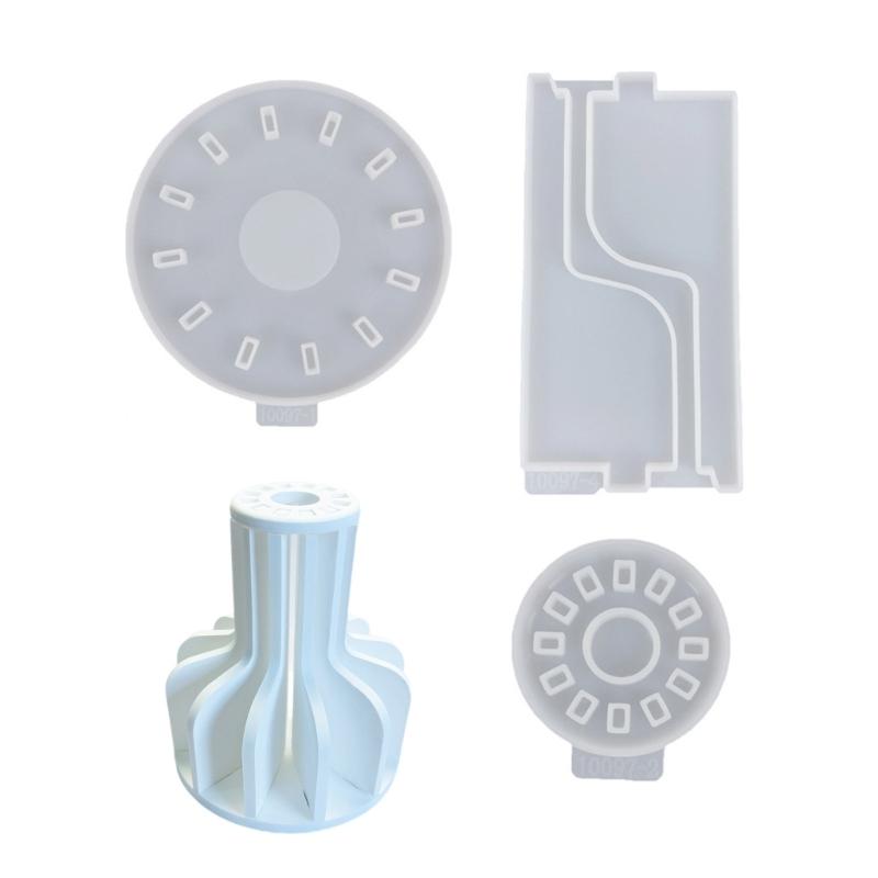 

Sturdy Flower Arrangements Silicone Mold Unique Silicone Mold for DIY Flower Container Crafts Delicate Home Decors Mould 1