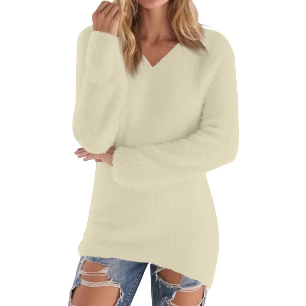 Women's Casual Fashion Long Sleeve Button-Down Pullover Top