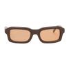 Lunettes de soleil Rhude Marron Monture Steve Marron