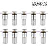 Bathroom Sink Stopper Hair Catcher Sink Drain Strainer Pop Up Sink Filter with Removable Stainless Steel Basket Hair Catcher