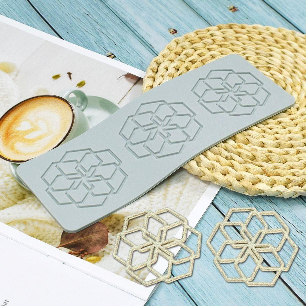 Buy Border Decoration Fondant Mold Geometric Pattern Design Cake Lace ...