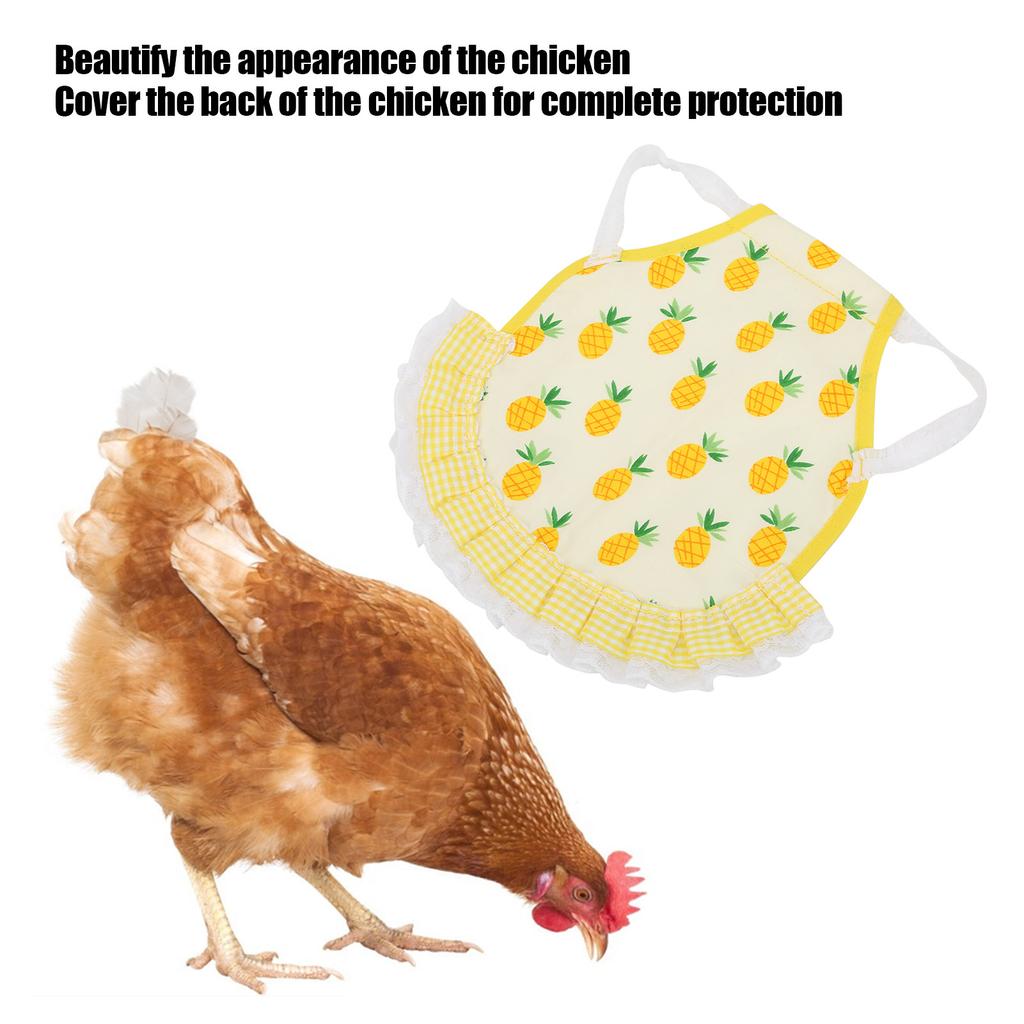 Chicken Saddles Elastic Lace Hen Aprons Dress Compatible For Chickens Ducks and Geese