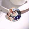 32/44/58mm A Certain Scientific Railgun HD Brooch Anime Badge Cartoon Figure Misaka Mikoto/Wannai Kinuho Round Display Pins Jewelry Gifts