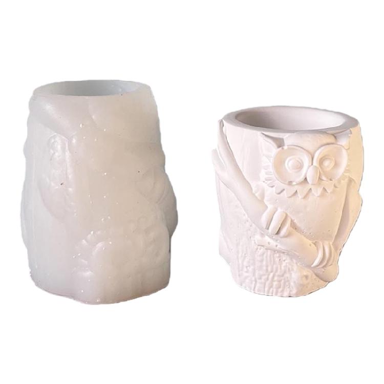 

Multi Purpose Owl Shaped Silicone Mold For Homemade Planters Lights And Decorative Pieces Family Fun Activity