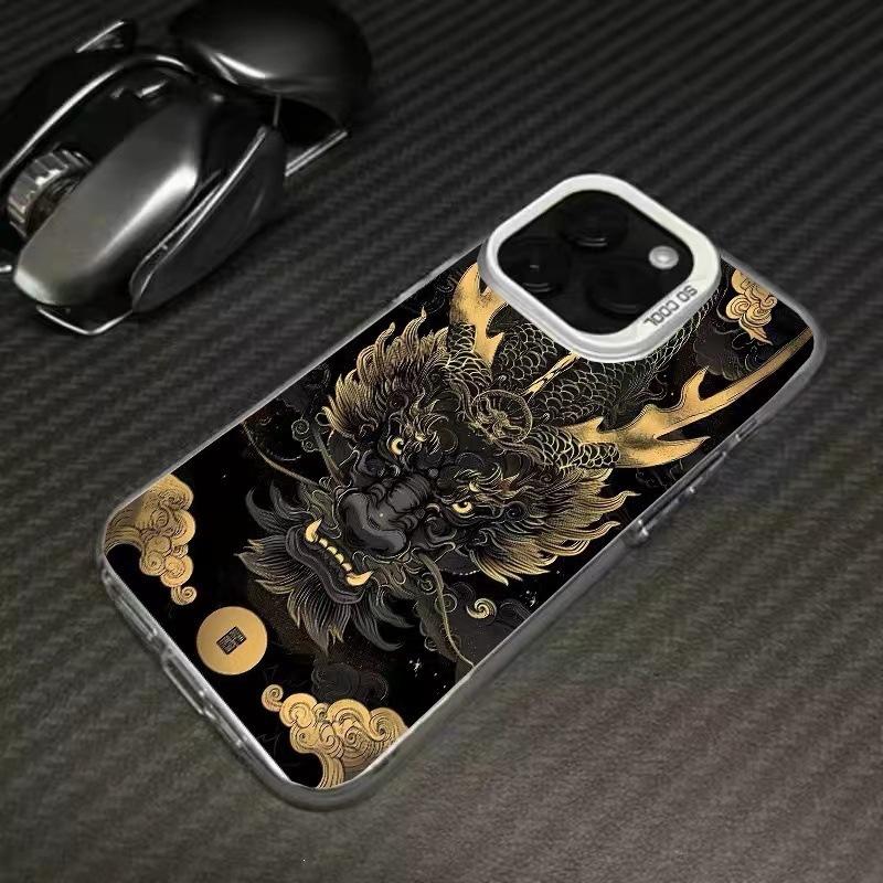 Year of the Dragon New Year Model Is Suitable for Iphone16promax Mobile Phone Case High-end Apple 15 New 14/13/12