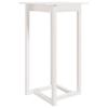 822178 vidaXL Table de bar Blanc 60x60x110 cm Bois massif de pin