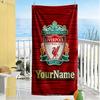 Liverpool Customizable Name Beach Towel Soft Durable Quick-Dry Portable for SwimmingBeachCamping Travel Beach AccessoriesGym