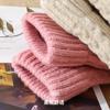 Ladies cute autumn and winter knitted cold-proof and warm plush five-finger cycling bike student wool gloves