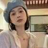 Denim For Hat Berets Retro Women Girls Jk Korean Solid Color Newsboy Beret Cap Outdoor Sunshade Octagonal Painter Artist Hats