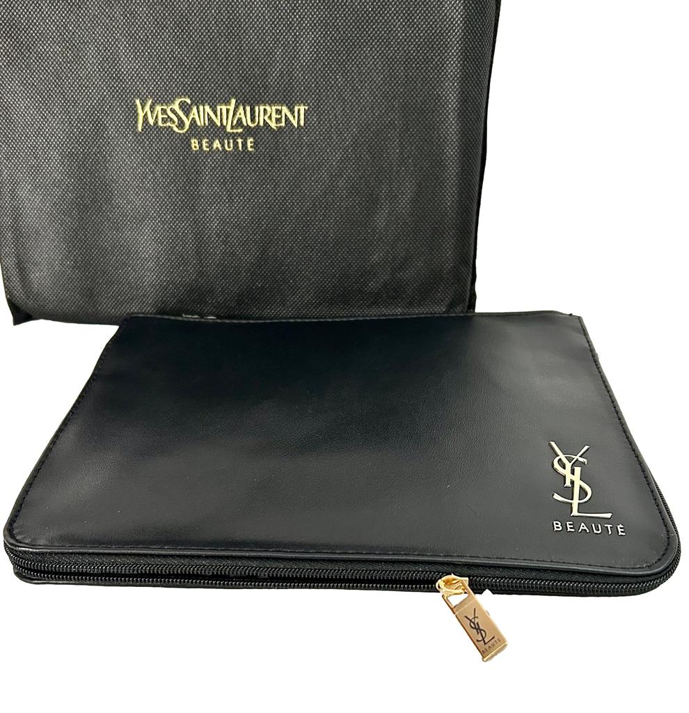 Yves Saint Laurent Original Pouch with Gusset, Black