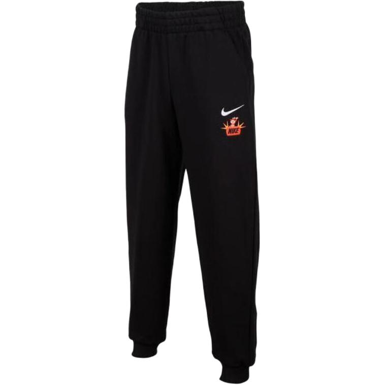 Вязаные спортивные штаны Nike с вышивкой логотипа Детские штаны Черные FZ6410010 S