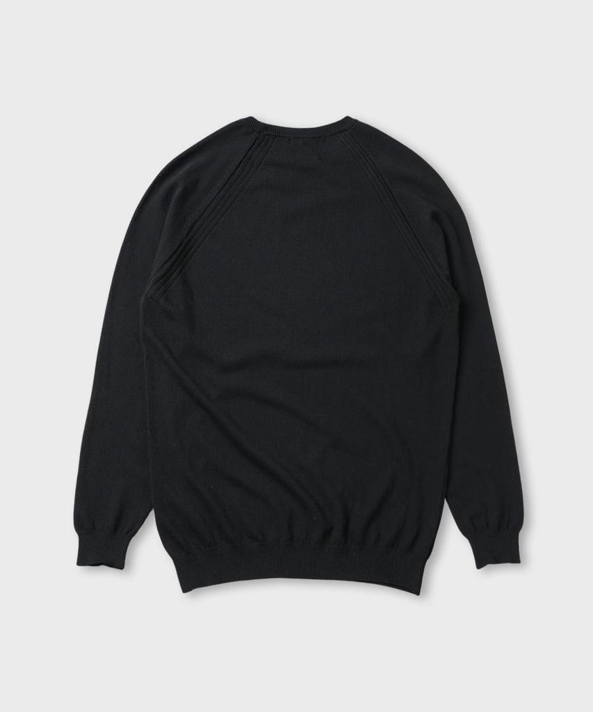 PANICALE Rib Detail Cotton Sweater [2 Colors]