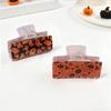 Haarkralle Halloween Geist Spinnenmuster Hinterkopf Haarspange Anti-Rutsch Zähne Starker Halt Haifisch-Haarkralle Vielseitiges Haaraccessoire