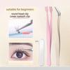 High Precision False Eyelash Tweezers Wedding And Vaccination Beginners Stainless Steel Eyelash Tweezers Grafting False Eyelash