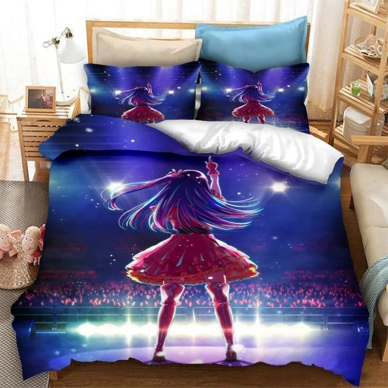 

Аниме OSHI NO KO 3D Печать Постельное белье Пододеяльники Наволочки 2/3 шт Одеяло Постельное белье Постельное белье Домашний текстиль (135x200cm)