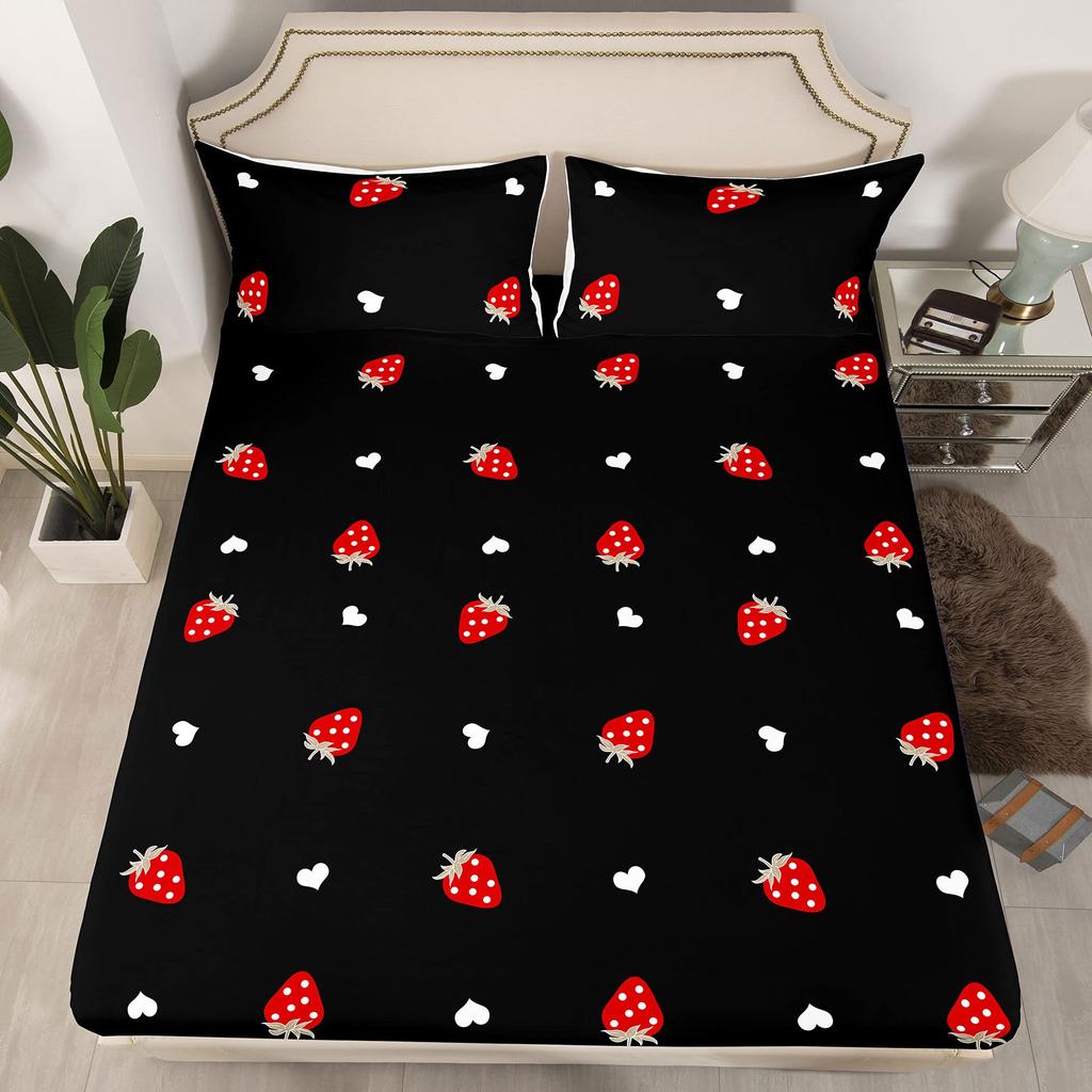 Cute Penguin Pattern Mattress Three-Piece Digital Printing Bedding Mattress Three-Piece Set Children And Adults